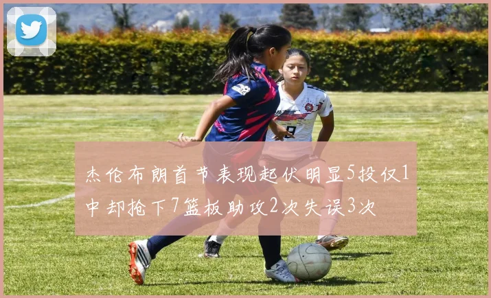 杰伦布朗首节表现起伏明显5投仅1中却抢下7篮板助攻2次失误3次